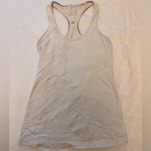 White Lululemon tank top